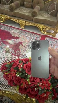 ايفون ١٣ برو ماكس ٢٥٦ بطاريه٨٣ نضيف مستبدل فقط كامره اصليه وكلشي شغال ...