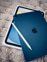 ايباد ابل 10   نظافة 99%  ذاكرة 256 gb  بالكارتون  وياه الشاحنة الاصلي...