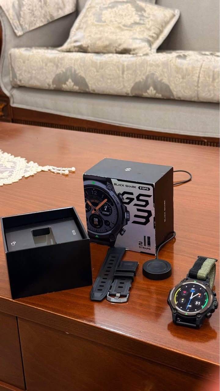 کاتژمێری زیرەکی black shark gs3😍

کاتژمێرەکە زۆر کەم بەکار هاتوە و زۆر خاوێنە

شەحنی بەرگەی نزیکەی حەفتەیەک ئەگرێ.

٢قایشی نازداری لەگەڵە 😍

تا٥٠ مەتر لەژێر ئاو بەرگە ئەگرێ

نرخیشی ١٠٠ هەزار و مەجال🫶 أربيل, العراق


**إذا كنت صاحب هذا الإعلان وتريد حذفه لأي سبب، رجاءا أرسل رسالة إلى الدعم الفني**