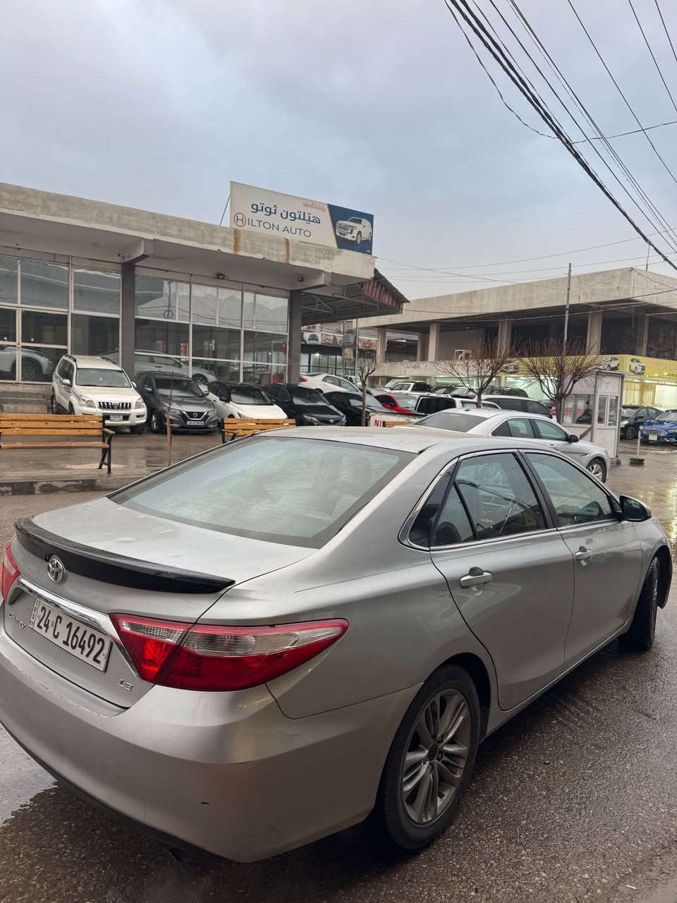 كامري موديل ٢٠١٦ 
سيارة قتعتين صبغ 
كير محرك كهربائيات كل بشرط تبريد بشرط سيارة بيها شوية حالوب و ٤ ورقة علية غرامة نزل سعر و سعر ١٢٤ ورقة مكان دهوك 
*********** دهوك, العراق
