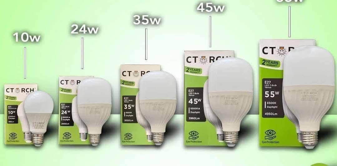✅ مصابيح شركة سي تورج الحديثة 
♻️ ضمان سنة استبدال سريع♻️ 
🔆 توفير طاقة اكبر وانارة اقوى 🔆

| 10W | 0 Lm | E27 |
| 15W | 0 Lm | E27 |
| 20W | 0 Lm | E27 |
| 24W | 0 Lm | E27 |
| 28W | 0 Lm | E27 
يوجد خدمه توصيل لكل العراق ٤ الف فقط💯

اقوى العروض وانسب الاسعار 😎
⬅️ مجمع السلطان التجاري🔌💡🛠️


**إذا كنت صاحب هذا الإعلان وتريد حذفه لأي سبب، رجاءا أرسل رسالة إلى الدعم الفني**