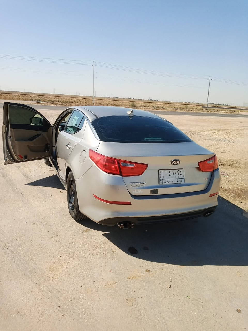 سلام عليكم اوبتيما 2015 للبيع وارد امريكي بنيد وجاملغ بدون دواخل  سياره جاهزه كهربائيات شغاله كلها تخم تاير حداديه كله جاهز مكينه 2400 باقي تفاصيل تصل عل رقم *********** مكان ناصريه
