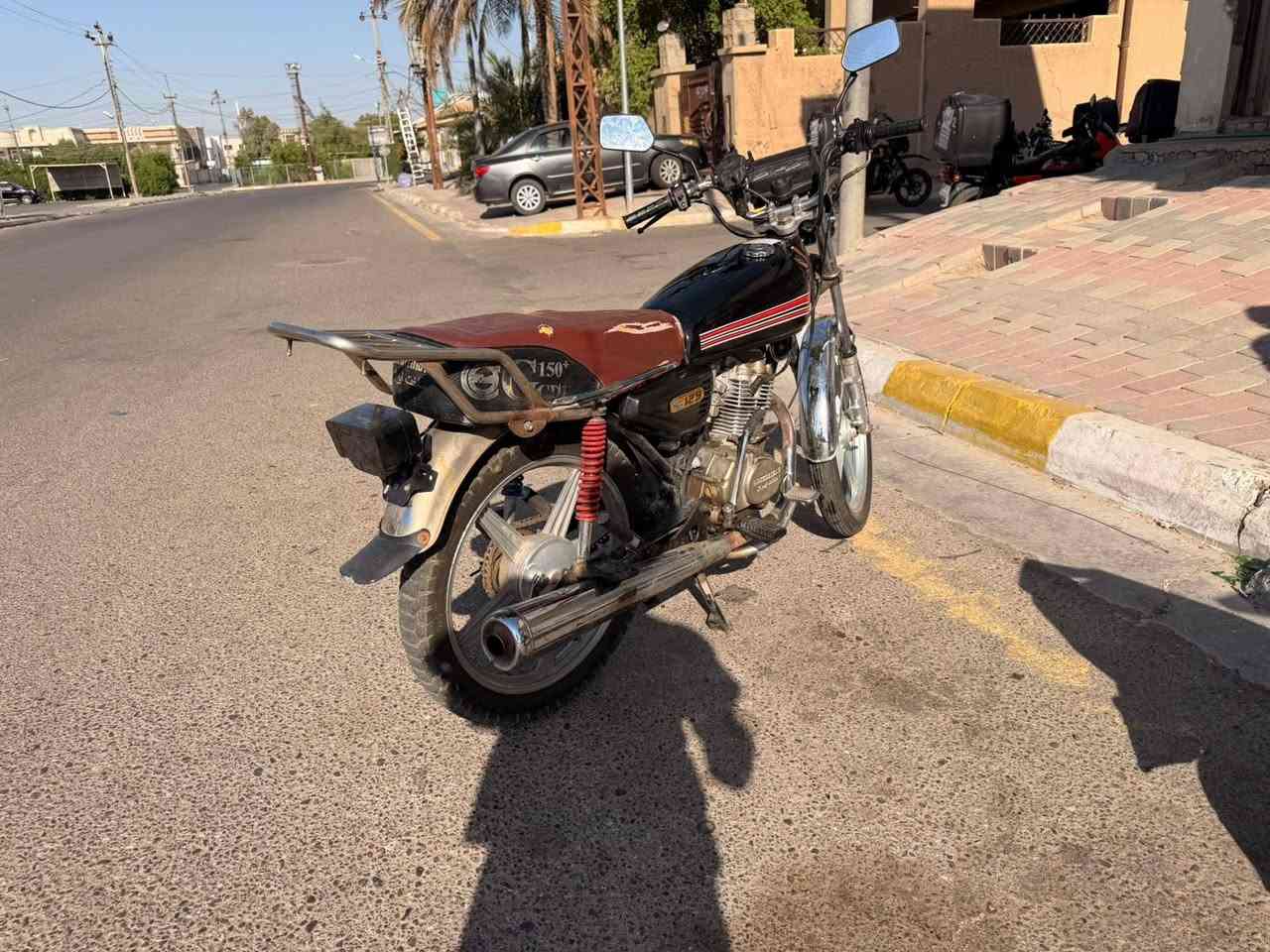 دراجه نامه ايراني اربعه كير كهربائيات  شغال محرك مكفول السعر 450 بيه مجال بسيط مكاني الفلوجه حي الشهداء اتصال ***********
