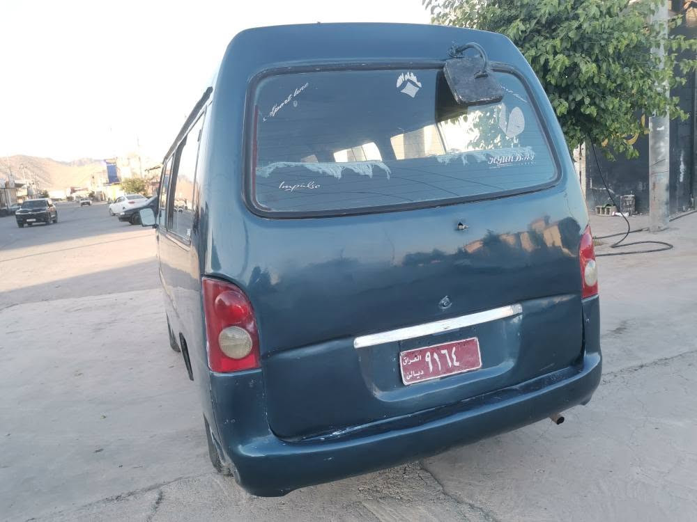 هۆندا hyundai
مینی پاس 12نەفەری
گێڕومەکینە ئۆنجی مەڕغوبی بازاڕ6پستۆن ، 
بەنزین لە مەکینەی بیلادی کەمتر دەخوات
گێڕ عادی 
 ،سه يارەکە ئاڕم بووە ئاڕمی بزربووە،!!!
 بەعلوج دەیفرۆشم
 ،دەعم ولێدراوی نیە،
 وەرگەڕاوو موس وبڕاوە نیە،
 گێێومەکینەو توندوتۆڵی بەشەرت
، کارە بایی بەشەرت
، تازە بۆیاغ کراوەتەوە بۆ جوانی،
مشتەری تێل بکە لەخزمەتدام
نرخی 21گەڵاو مەجال هەیە
ناونیشان چوارقوڕنە
ژ.م ***********
ڤایبەرو وەتسئەپی لەسەرە رانية, السليمانية
