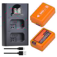 بطاريات سوني FW50 • ٢ قطع • مع شاحن