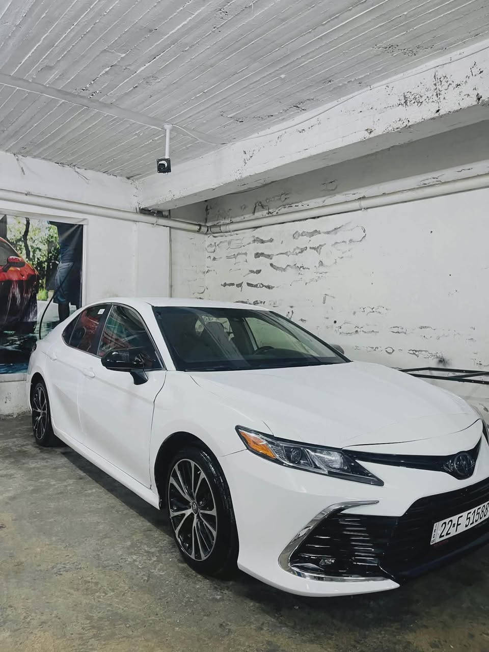 Toyota camrry 2018 
135 معامەلە
مواسەفات LE
5پارچە و بستێکی سبوخە 
کەمەک ناوی گرتوە 
کراوەتە بەسمە 
پشتی کەپسە 
سەیارەکی جوان و بی مەسرەفە 
سەنەوی و رەقەمی نوییە
بە ناوی خۆمانە
ژ.م *********** كويسينجاك, أربيل
