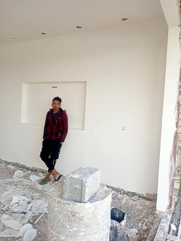 عملنه لبخ جص وابياض ***********
