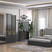 غرفه نوم تركيه جديده مامستعمله بعدهي بكراتين خمس قطع شكله تقريب نفس ال...