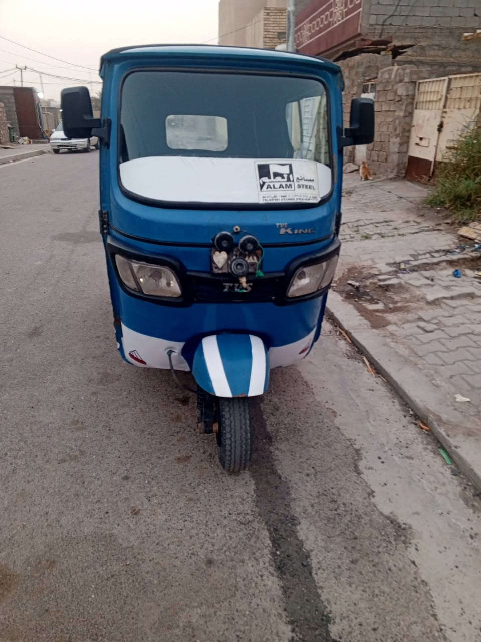 السلام عليكم تكتك تي في اس موديل  2020 رقم بغداد تحويل ثاني يوم مكينه كير اكسن مكفولات تخم تاير كهربايات  كلها شغاله  لا صبق ولا معجون السعر  السعر 5200 وبيها مجال بصيط ‏‪***********‬‏
