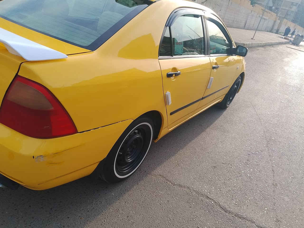 سلام عليكم كورلا بيكاتشو ٢٠٠٧ للبيع
كير محرك كفاله شواصي الغود كفاله تبريد شغال  وكلشي موضح بصور 
بيها بارد باب الصدر وخدوش بسيطه موضحات بصور 
هيه غرامات مصفره سنويه ٢٠٣١ بااسمي  ضربتها خشم البنيد 
بدون تبديل بدون دواخل 
مكان السياره بغداد الكرخ *********** السعر ٨٠ وبيها مجال بسيط
