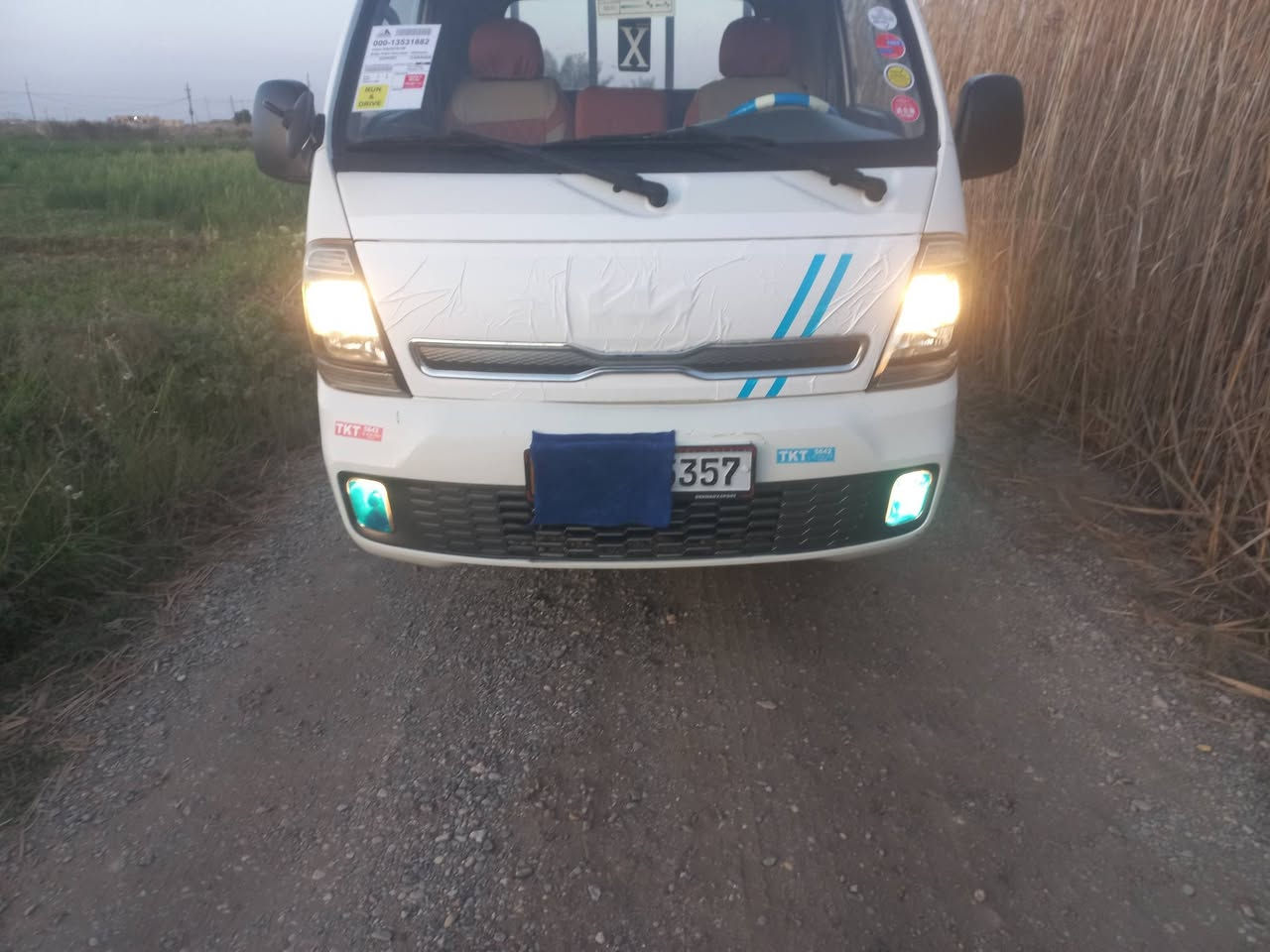 كيه بنكو دخول جديد موديل 18بيه لوحات وسنويه ووكاله عامه  وحصة كاز دخول جديدكفاله من الصبغ شرط بلكارتون  كير عادي 5 نمر سياره  جاهزه كل نقص مابيه  تخم تاير مكينه وكير شرط الفحص بدي زيرو ومغلفه كهرباءيات كله شغاله مكان السياره ‎ناصريه قضاء الشطره السعر ب٦٣ وبيه مجال للشراي ‎0786 992 3114
