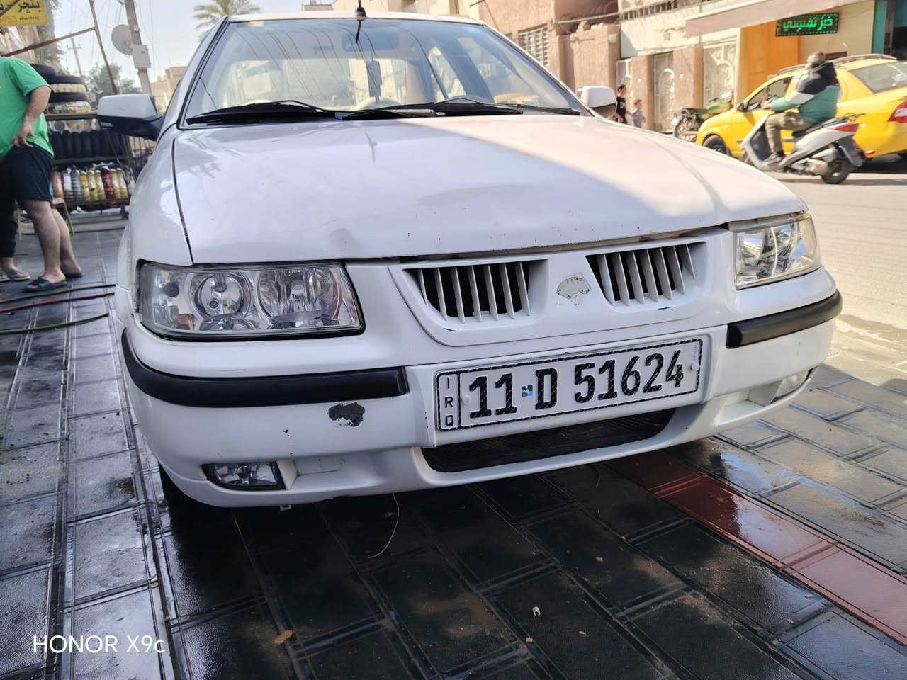 سلام عليكم سمند ٢٠١١ ناطق للبيع باسمي هزة جديده كامله السياره وكدامك نفس الي بصور  مكينه وكير جدد باتريك جديد صدر جديد تايرات جدد كهربايات بلاد تبريد شغال وكامل مابيه اي نقص تجي اتكلب وشوف بعينك السعر ٣٨ وبيهة مجال المكان بالكاظميه *********** متواجد واتساب
