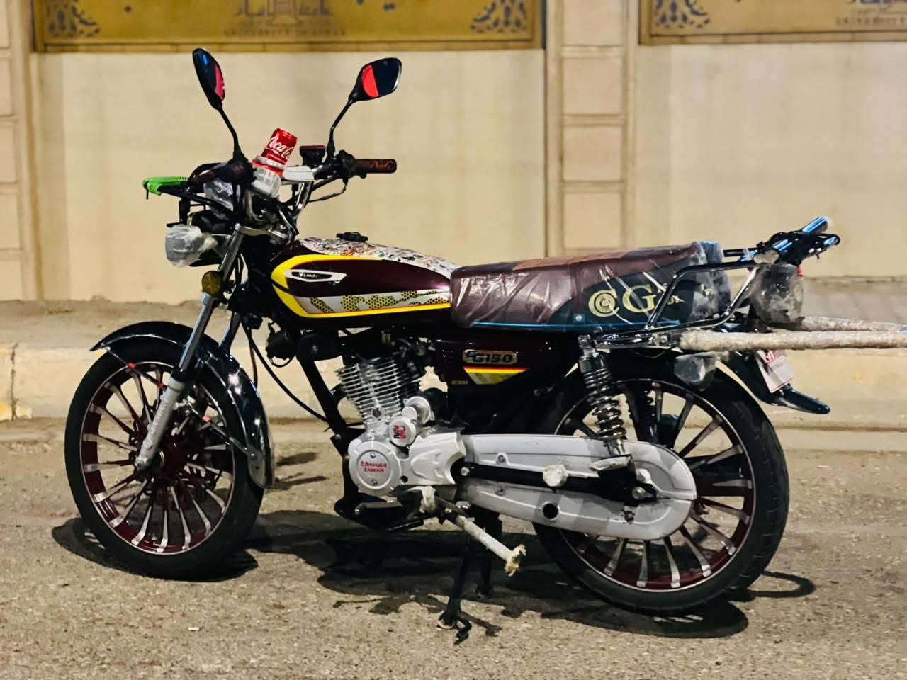 دراجه ايراني موديل 25 نضافه مثل ما واضح بلصوره وياه منفيس سعر 800 وبيه مجال لشراي ‏‪***********‬‏
