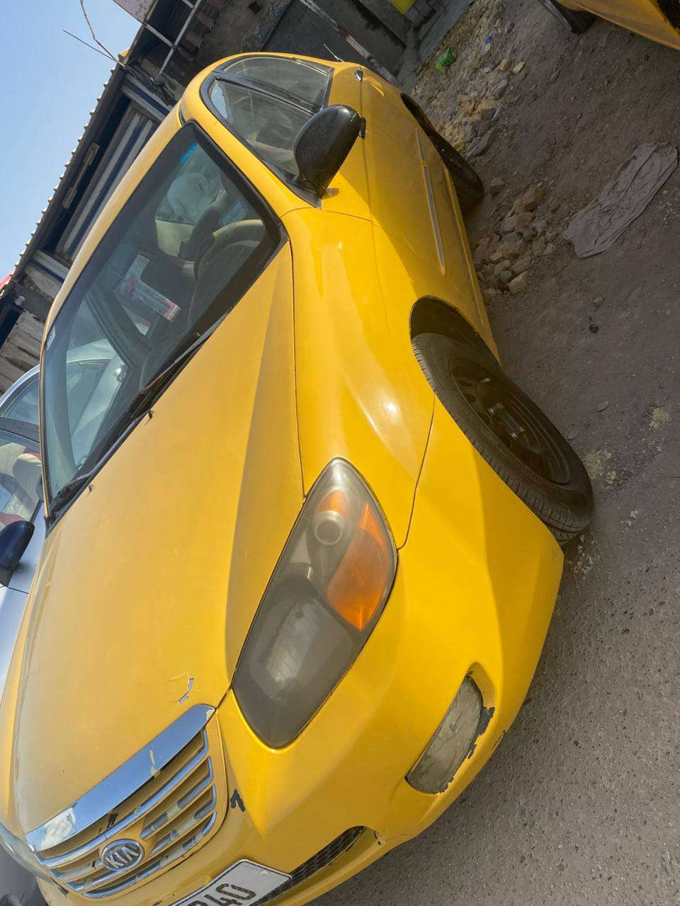 السلام عليكم كيا سيراتو موديل2008 رقم انكليزي مثنى مصفرة هيئة وغرامات تحويل مباشر
بدون ضربة والسونار مرفق وي الصور 
السيارة جاهزة من كير ومكينة وحدادية وتخم تاير 
مكانهة محافظة المثنى قضاء الرميثة 
السعر 55 ورقة وبيهة مجال 
 للاستفسار الاتصال على الارقام 
***********
***********
