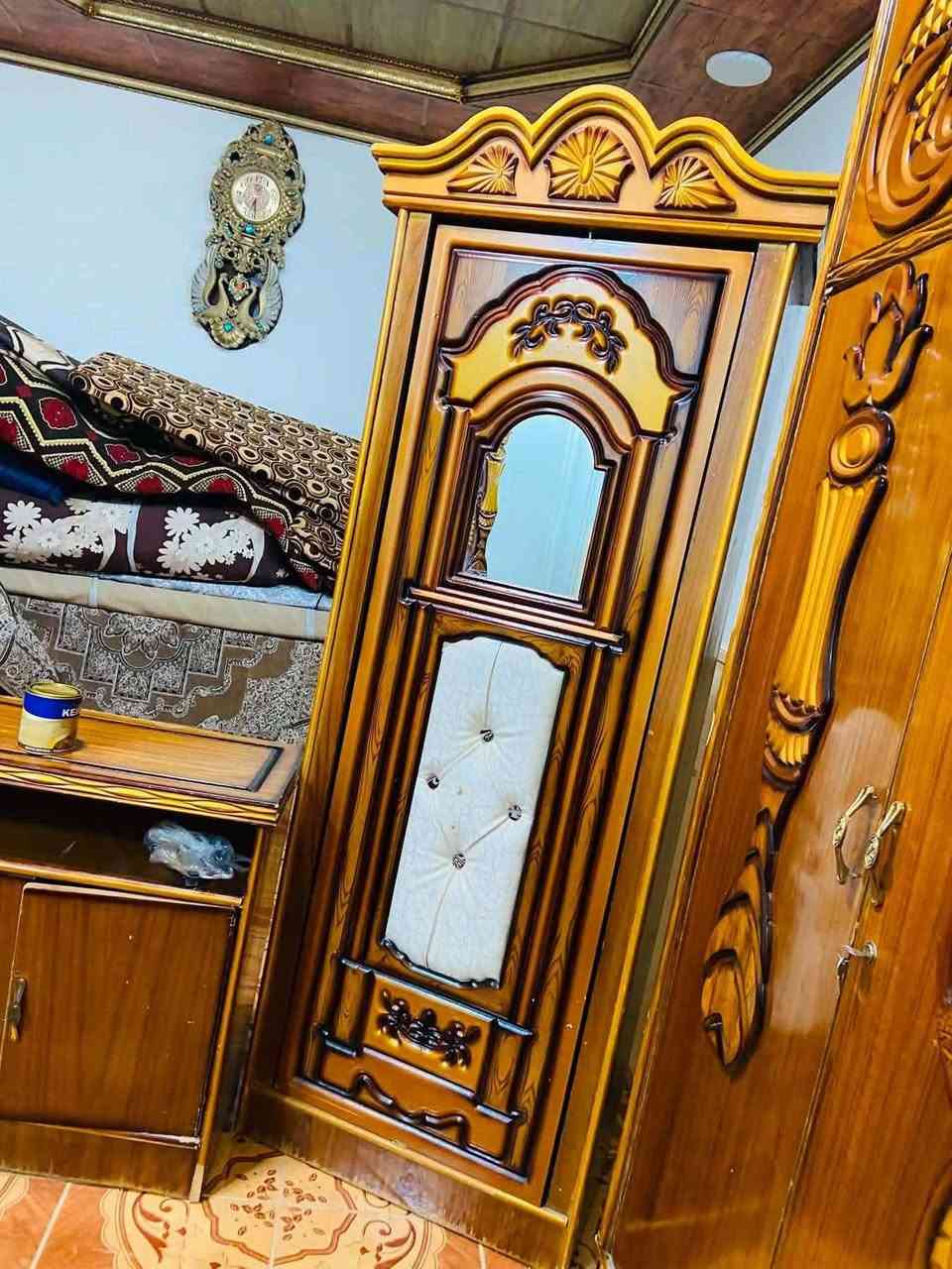 سلام عليكم عندي غرفه نوم مستعمله للبيع صاج عراقي درجة أولى *********** واتساب توجد خدمة توصيل
