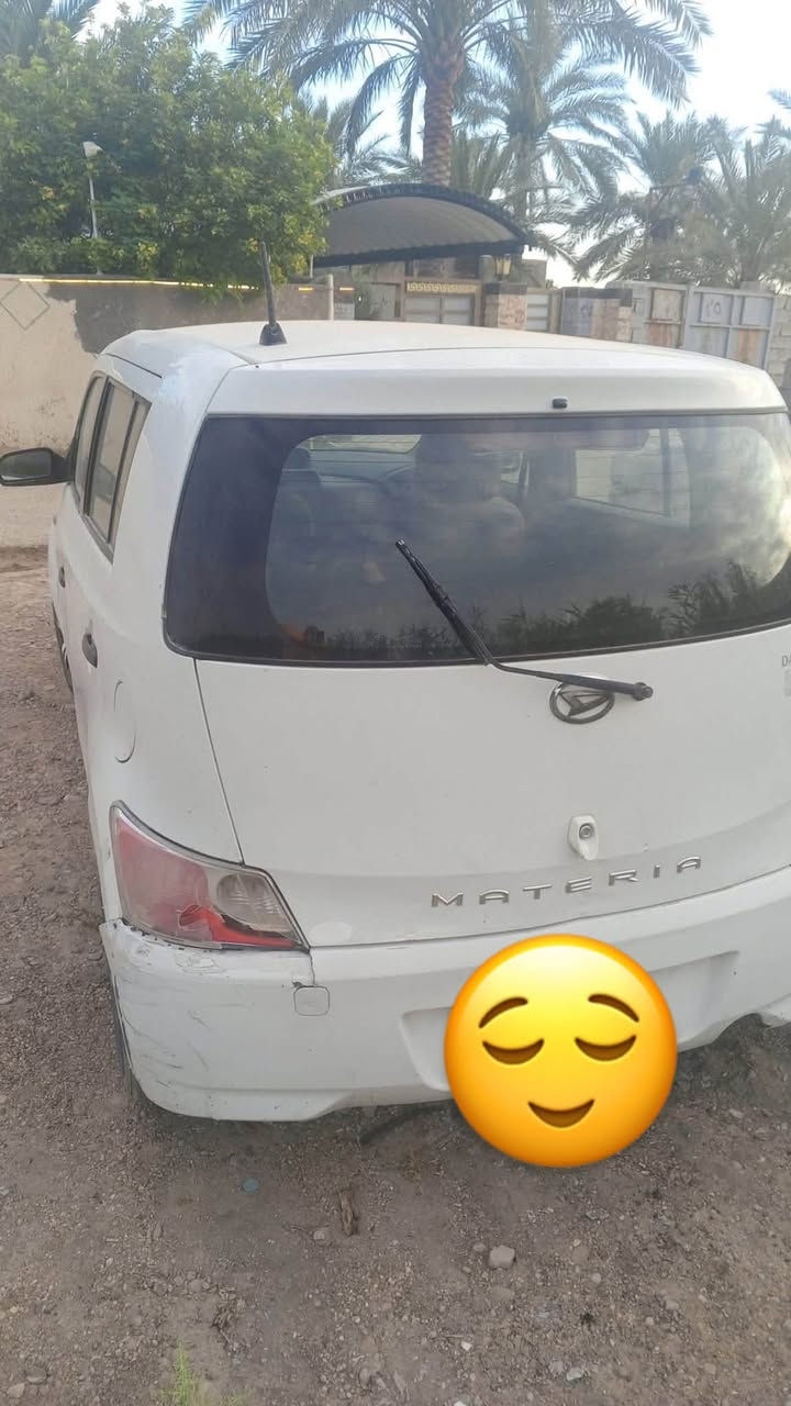 السلام عليكم دايهاستو ماتيريا ٢٠٠٧
ياباني اصل محرك وكير فول تبريد شغال 
دبلات مبدلهن جدد غرفتها كلش نضيفه 
كشر السياره يحتاجله ترتيب  السعر ٣٥
سنويه ٢٠٣١وهزه جديده تحويل مباشر
***********
