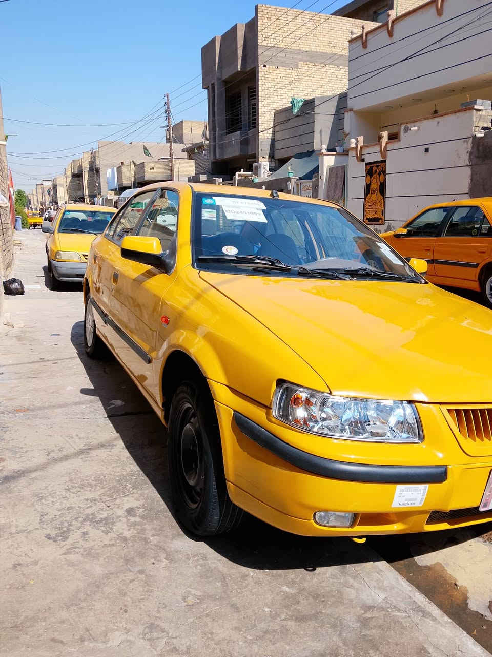 سلام عليكم سمند موديل 2011 رقم انكليزي باقي على استلام كير ومحرك وتبريد خير من الله عوزة ترتيب سيارة مصفرة هيئة وغرامات السعر 30 وبيها مجال العنوان بغداد الرئاسة الرقم ***********
