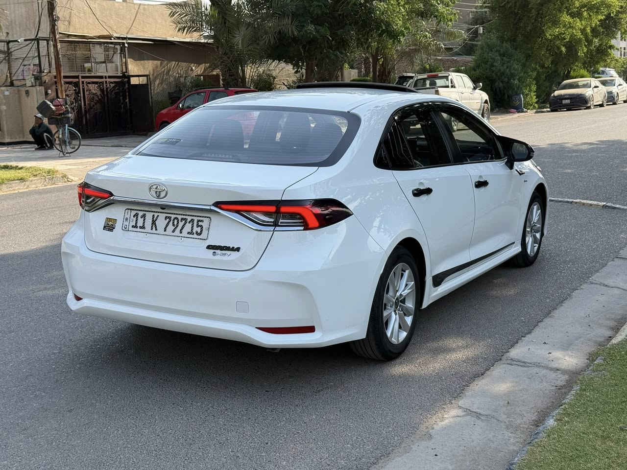 كورولا خليجي موديل 2025 ماشيه 22 الف فقط
السياره بيها pdr مكانين شبر بلصندوك واصبعين بحافه البنيد + صبغ ربع الدعاميه الخلفيه هاي تفاصيل الگشر البقيه كفاله ،، المواصفات واضحه بلصور السياره مصروف عليها داخل كله كفرات كاربون فايبر ،، الكاعيه مغلفه جلد ،، الكفرات الخارجيه ايضاً اضافه ،، رقم بغداد بأسمي ،، المكان بغداد حي الخضراء ،، السعر 149 ورقه 
***********
