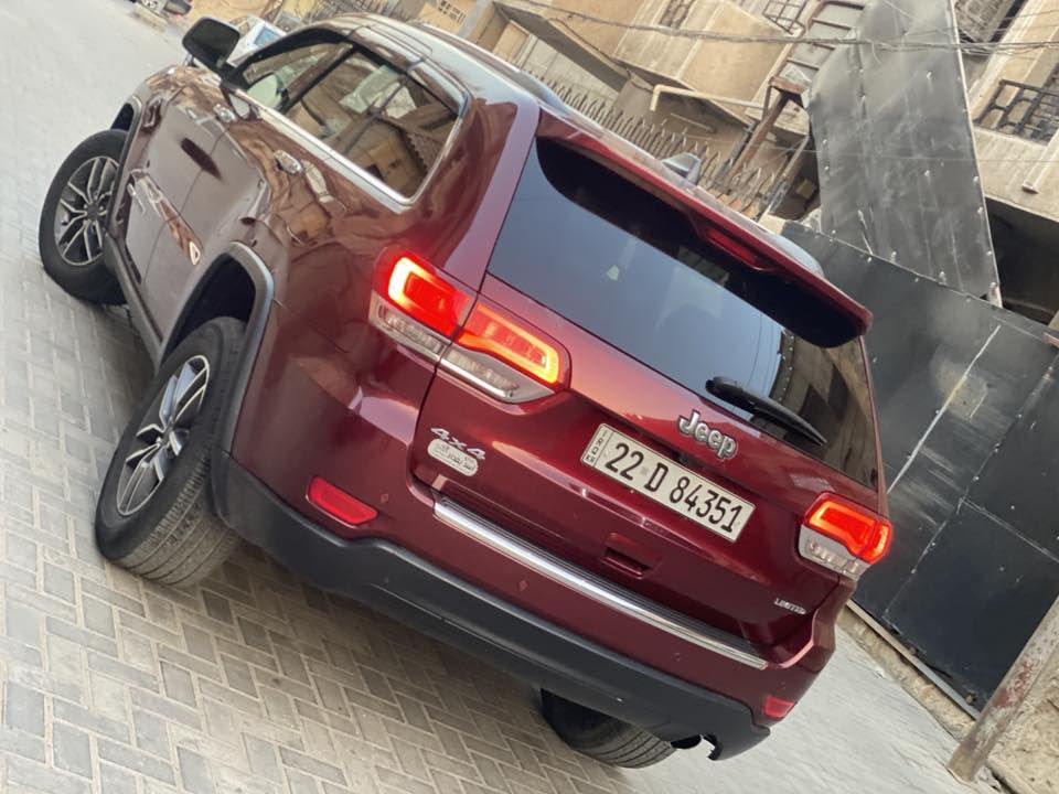 Jeep grand cherokee 2021 Limited
فول مواصفات رقم اربيل باسمي هزه وسنويه ورقم جدد
فتحة 
فور ويل ماوس 4x4
جنطه كهرباء 
رادارات جانبيه نفطه عمياء
كشنات تدفئة وتبريد وستيرن
خزن وضعيات جلوس
كشنات جلد وكهرباء
محرك كير شواصي لغود كلهن وضع شركة برغي ممفتوح بيهن 
السياره بدون ايرباك كلهن سليمات 
قطعة وحده صبغ فقط جاملغ امامي 
صدر باتري تايرات السياره جديده بمعنى الكلمه 
السعر ٢٥٨ مجال بسيط مكاني السيدية 
***********
