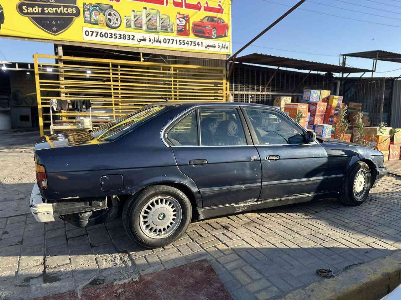 BMW 1991
535 اصل گير ومكينة 525 حاوية جدد شادهن على ايدي 
تبريد شغال لايت زنون 
تخم تاير جديد
سيارة خير من الله 
عوزها ترتيبات 
السعر 40 الشراي يتصل مستعجل على بيعة
***********
