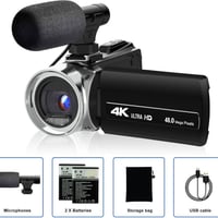 فيديو 4K • ٤٨ ميجابيكسل • ميكروفون خارجي