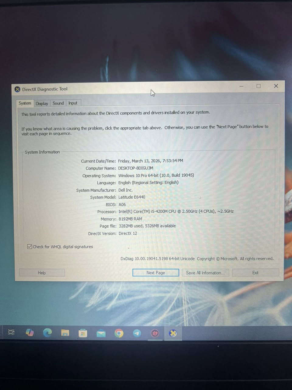 متاح لابتوب مع كامل ملحقاته
السعر 150
الجهاز نظيف 100‎%‎


**إذا كنت صاحب هذا الإعلان وتريد حذفه لأي سبب، رجاءا أرسل رسالة إلى الدعم الفني**