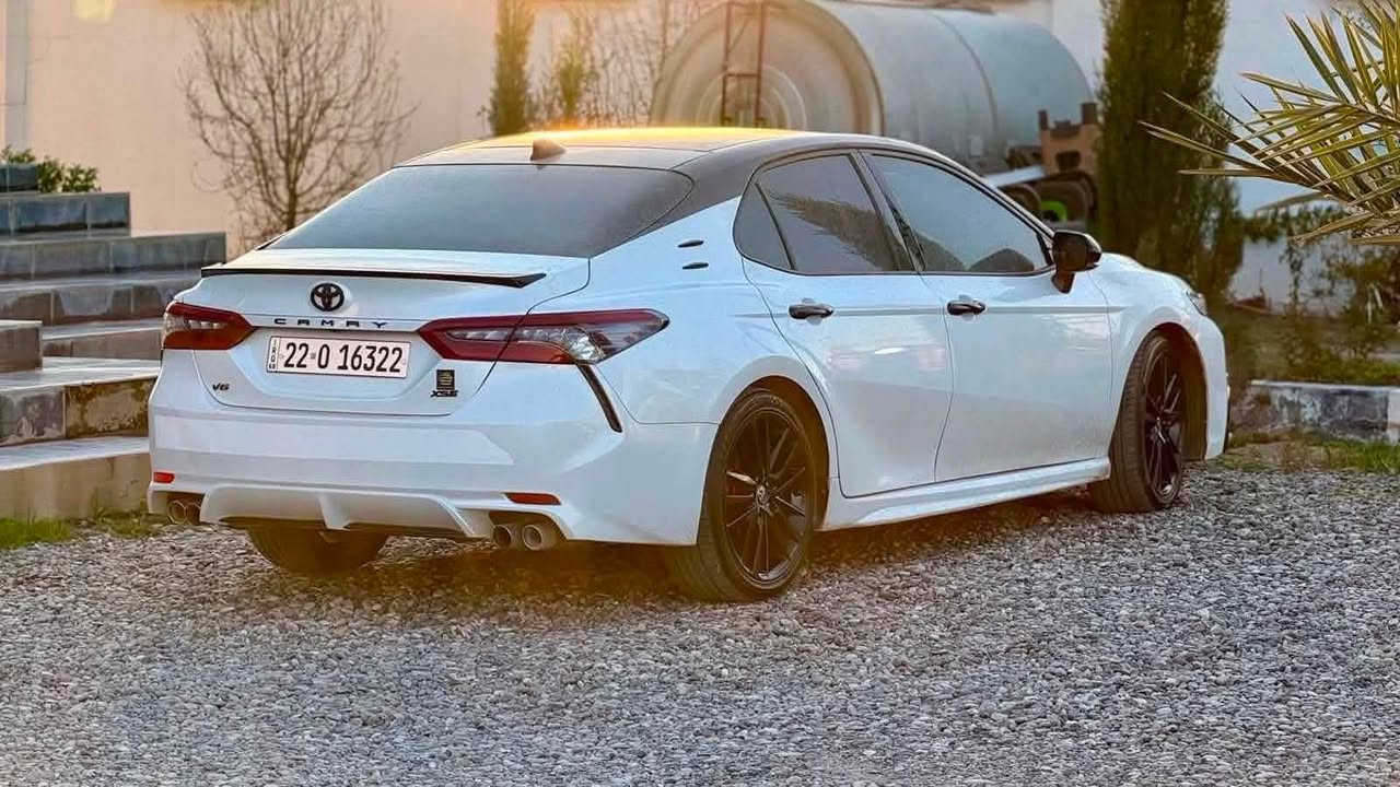 كامري 2023 XSE فول 1/1 بانوراما بصمه شحن وايرلس تحديد مسار رادارات جميع نواحي 
داتا شو بل جام حساسات تبريد قطعتين
 محرك 6 سلندر حادثها بنيد وجاملغ بدون دواخل وبدون ايرباك كير ومحرك بشرط رقم أربيل دولي باسمي ماشيه 38 الف  السياره جديده بوضع شركه سعر السياره 235 وبيها مجال شي قليل مكان السياره صلاح الدين الشرقاط ***********
