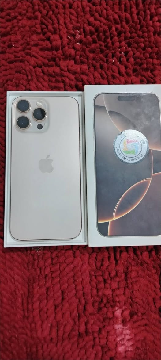 السلام عليكم أيفون 16برو ماكس نظيف جداً بطاريه 99 ذاكره 256 عدد دورات ألشحن 150مره شرط الفحص الجهاز نظيف جداً السعر مليون و375 للأستفسار واتساب ***********
