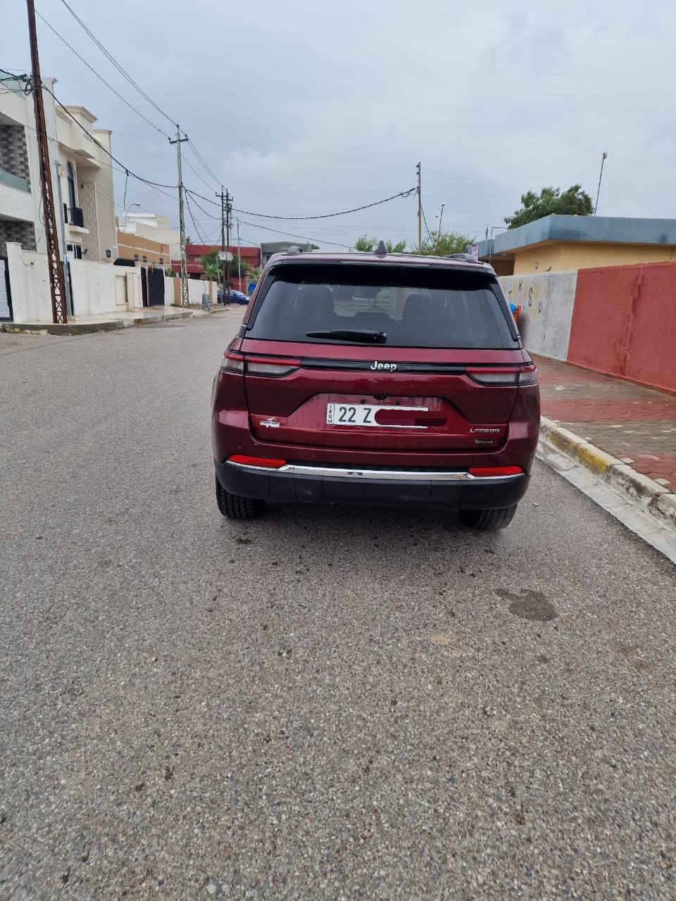 🚗 للبيع - Jeep Grand Cherokee 2023 🚗
📍 الموديل: 2023
📍 ماشي : 29 الف  ميل فقط
📍 المحرك  6 سلندر 
📍 متواجد في كركوك
      سيارة 5 مقاعد  
     ضرر:  قطعتين و ٣ تعديلPDR فقط
سيارة مرقم اربيل
💰 السعر المطلوب: 277) وبي مجال
📞 للتواصل: ***********)

        مۆدێل: 2023
📍 ماوەی ڕۆیشتن: تەنها 29 هزار ميل
📍 مەکینە: 6 سلێندەر
      ئۆتۆمبیلی 5 کورسی
📍 شوێن: کەرکوک
🛠️ زیان: تەنها دوو پارچە بۆیاخ
     3 پارچە، سارد
💰 نرخە داواکراوە: 277)  
📞 پەیوەندی ***********: )
