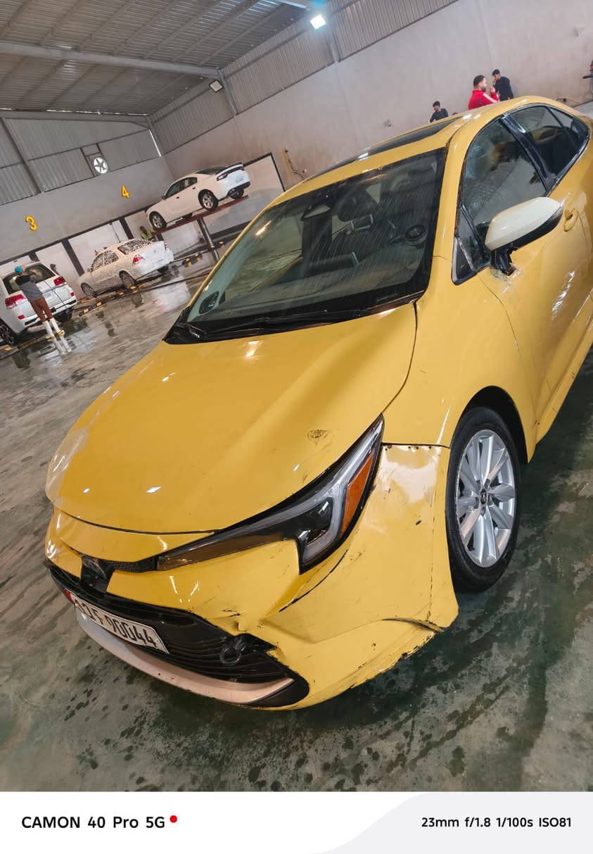 سلام عليكم غير متواجد على لفيس
كورلا موديل 23 هايبرد محرك 1800 شوفت عينك وكلشي واضح بصور كير مكينه كفاله سياره كفاله من لكص وتبديل  ابيع على هاي لوضعيه صور لحادث منشوره الاستفسار اتصال ***********
