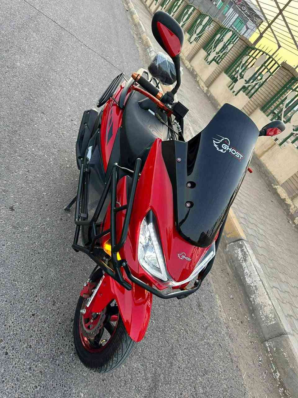 سلام عليكم
دراجه للبيع 🫂 GHOST 👻 
موديل 2024 نضافه 100%
دشبول الاكتروني 
استاند حساس 
دبل اشاير
لايت زنون ابيض عالي ناصي 
درع امامي خلفي+تچوة ضهر 
سويچ عدد 2
بصمات عدد 2 
دراجه مكفوله كفاله عامه على وضع الشركه  استخدام قليل 
.. عنوان بعقوبة 7نيسان 
السعر خاص 
***********
