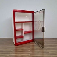 خزانة إسعافات أولية • معلقة حائط • باب شفاف