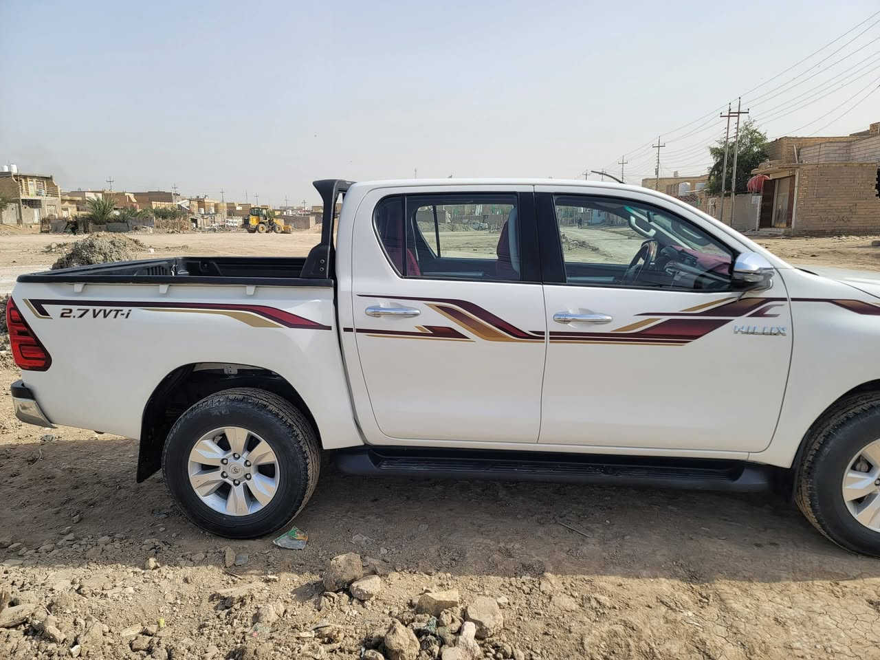 السلام عليكم تويوتا هايلكس 2019 فور ويل كويتي معروفه مواصفات الكويتي كير ومكينه مكفولات كير اوتوماتيك شركه سنوية جديده لل2031 تخم تاير جديد باتري جديد رقم انكليزي جديد مسويلها ادامه كامله  ربع دينار ماتصرف عليها تحويل ثاني يوم  مكان السياره ذي قار للبيع او امراوس والسعر وبقيه التفاصيل الاتصال على الرقم *********** وبيه واتس اب
