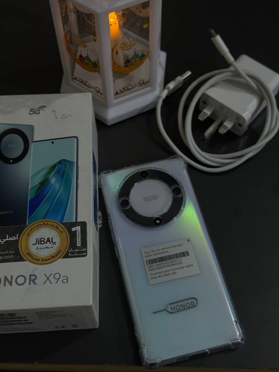 Honor X9a 5G
عيني نظافته٩٩٪ لونه المميز بحري و٣ الوان
كامله ملحقاته الاصلية حتى كفر الشركة الشفاف بعده ممستخدم
 ولزكة الشركة الجلاتين بعدها بي لحد الان
جهاز ولا غلطة دبابه بالشحن الكامرة والسلاسة والببجي
شاشته مضلعه ١٢٠  هيرتز
بطاريته٥٢٠٠ مع شاحن سوبر جارج ٤٥ واط انسا الشحن
كامرته تجنن واضحة كلش
رامات ٨ب٨ معالج سناب دراكون ٦٩٥
جهاز مال جناي تاخذه وكأنو جديد
مكاني فلوجة
 ب١٨٥ الف

كلشي وسعره ونظافته رجاءا لحد يتشاطر براسي


**إذا كنت صاحب هذا الإعلان وتريد حذفه لأي سبب، رجاءا أرسل رسالة إلى الدعم الفني**