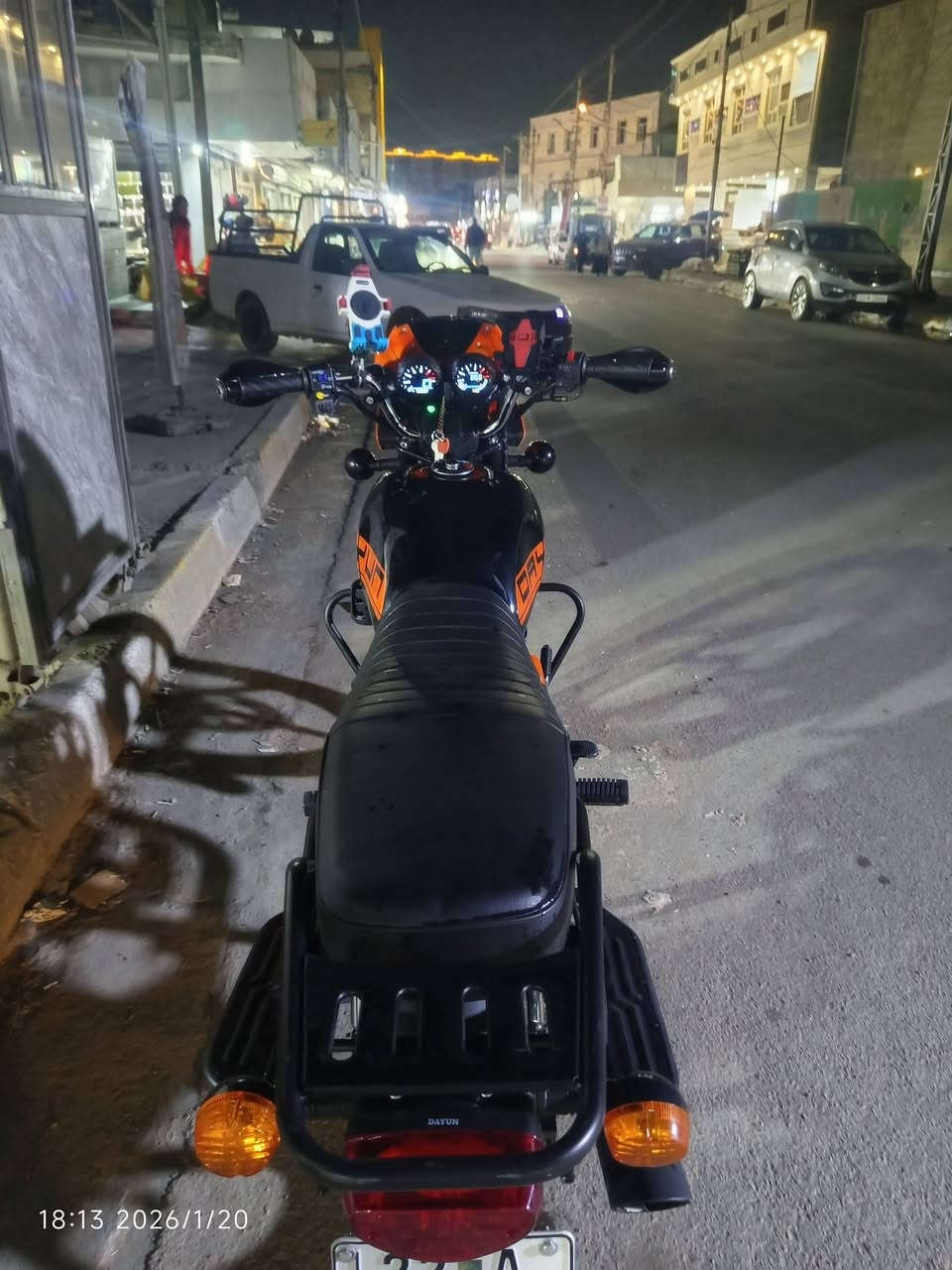 دايون جبلي مديل 25 للبيع مكينه 200CC
سلام عليكم دراجه دايون بعدها بحاله الوكاله ماشيه 650 كيلو فقط ممشتغله دلفر استخدام شخصي مرقم اربيل وسنويه بسمي تحويلها سهل ساعه ميطول 
مكاني بغداد الكرخ عارضها ب2400 وبيها مجال  هيج نضافه بهيج سعر ماكو  رقمي *********** اتصل او واتساب لو تعال خاص وتدلل
