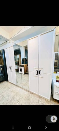 غرفة نوم تركي 🇹🇷 مستخدم  نضافه 90‎%💯 تتكون من 9 قطع  برغي وجوي حديد + ...