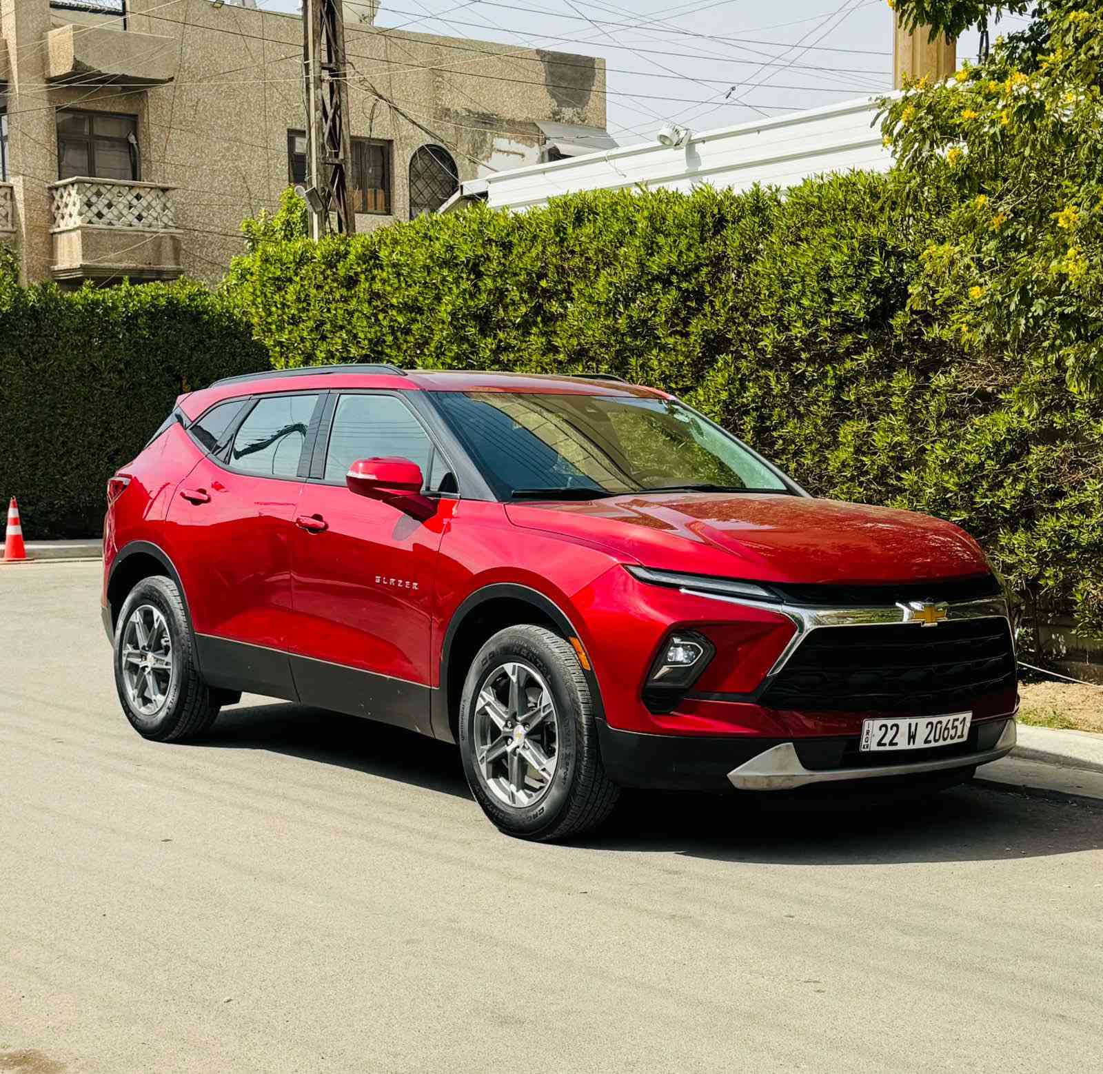 شوفرليت بلايزر 2LT موديل 2024
السيارة رقم اربيل  تحويل  أو وكالة
عداد المسافة: 11  ألف ميل
الضرر: بنيد صبغ فقط دواخل راديترات سليمه 
المواصفات:
محرك 4 سلندر 2000 تيربو
كشنات جلد وكهرباء
بصمة باب وتشغيل + تشغيل عن بعد
لايتات زينون  أصلية
حساس خلفي اشاير بالمري
تحكم ستيرن جهتين متكامل
رادار أمامي مانع للتصادم
رادار جانبي  
نظام تحديد المسار
كراسي أمامية تدفئه
شاشة كبيرة للتحكم بجميع الأوامر
كاميرا خلفية
جنطه كهرباء 
السعر: 215 ورقه  
للاستفسار: ........
 *********** 
مكان السياره المنصور
