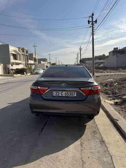 سلام عليكم 
تويوتا كامري ٢٠١٧وارد امريكي 
فول مواصفات تةنها بةصمة نية 
سلايد،گوشين كارةبا ،شاشة،كاميري ،ڤوليوم ،تحديد سورعة ،
وةزوور مواسفات تر سةيارةكة بةكلين داخيل بووة تةنها يةك جاملغ پیشەوە سبوغ شانصي بةتانة بةشةرت تةنها بةدةنةكةي قنجاوة بي ئيرباك 
90milروویشتووە
بەناوی خؤمە
نرخ١٥٣$
رەقەم موبایل ***********فایبەر وە وەتساب
