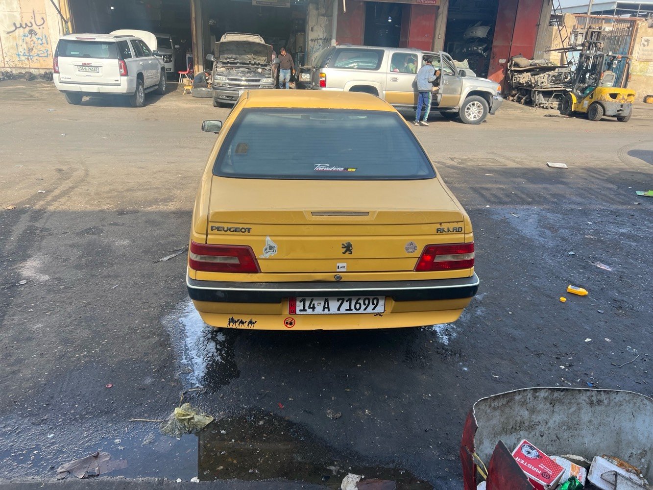 سلام عليكم بيجو 405سياره بيه جاملق لامامي اليمنى مبدل فقط مكينه لاتنقيص لا تبخير تبريد شغال حداديه حلوه تخم تاير جديد داخل مدوشم ارضيه جلد منضومت لايت زنون عالي ناصي كهربايات كلها شغالهالسياره حلوه مكاني أبو الخصيب *********** السعر 34وبيها مجال @@