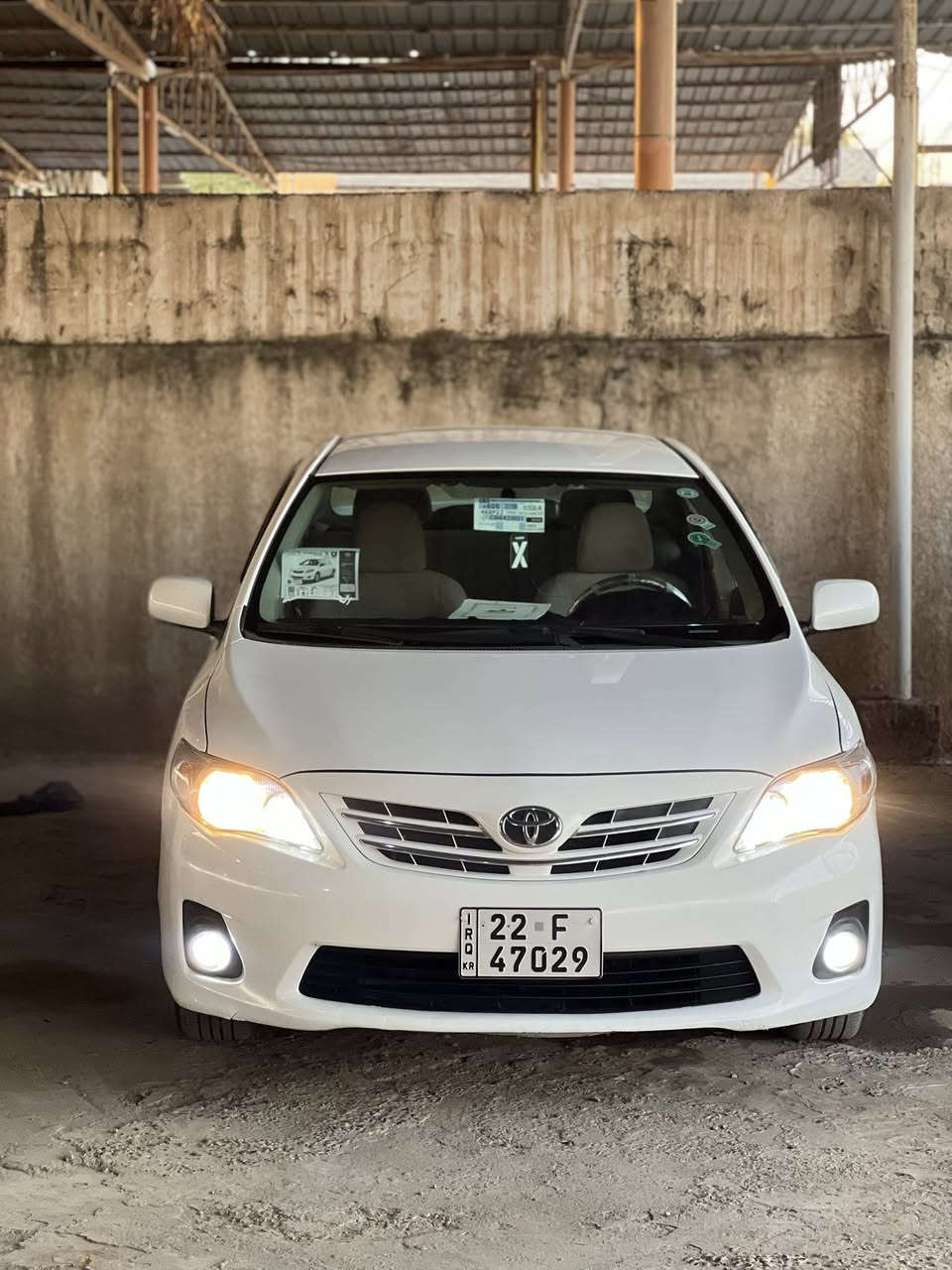 التحفة للبيـع كورلا
2012
خلـيجي SAS
 محـرك1.800
شرط بل صندوق 
مابيها صبغ فقـط تحـويل ثاني يوم رقم ERBILاربيل 
تقريباً شبرين ونص فقط فقط مابـيها رصعات
سيارة حلوة حمام وبوليش وتكحيل توها طالعة 
سيارة عارضه ($130)وبيها مجال حك الجية عنواني سامراء تحياتي ….***********-@الجميع

