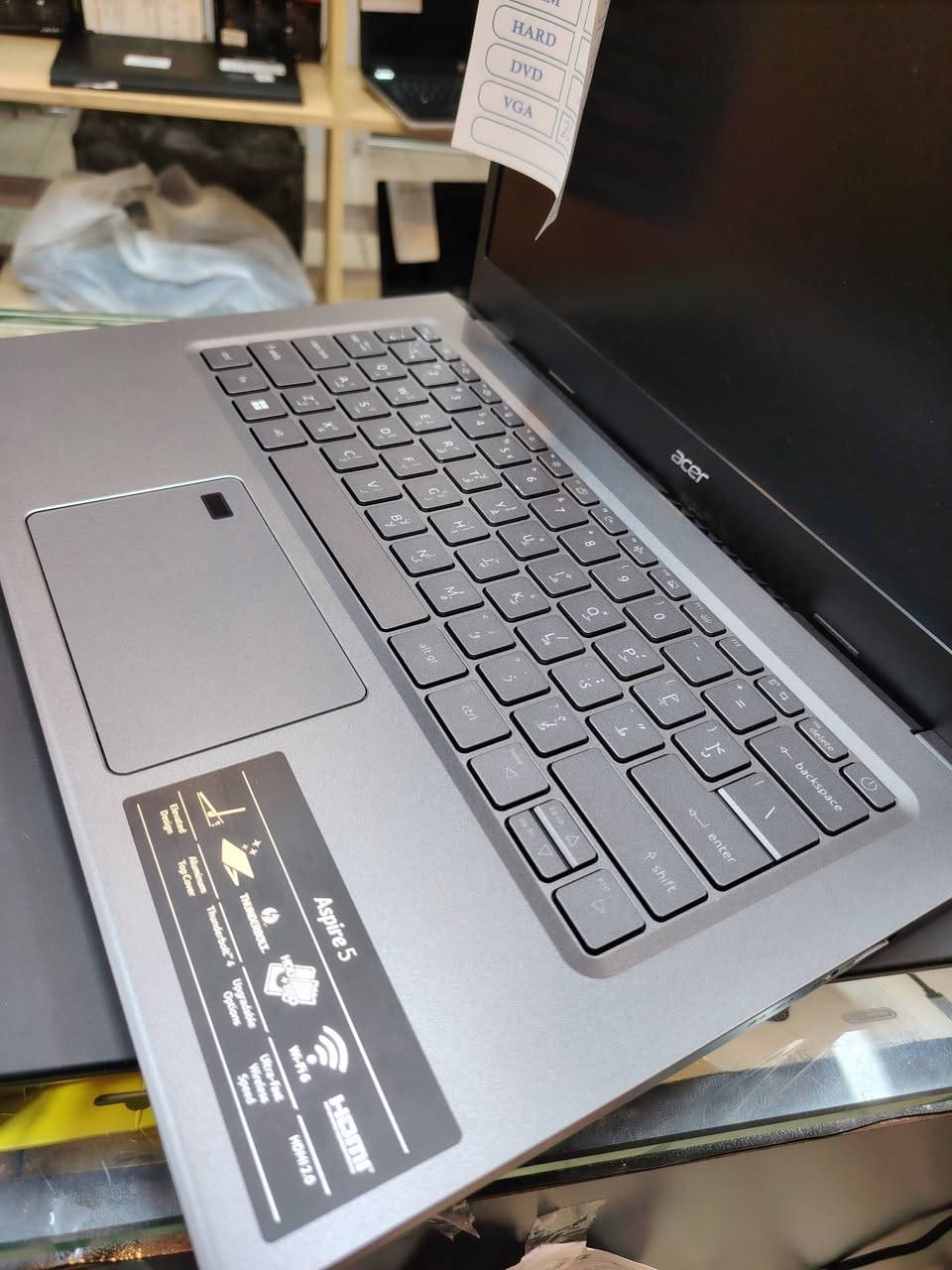 💻 Acer Aspire 5 A514
⚙️ المعالج: Intel Core i5 (الجيل 12) 🧠 الذاكرة (RAM): 12GB 💾 التخزين: 512GB SSD 🎮 كارت الشاشة: Nvidia MX550 2GB 🖥️ الشاشة: 14.1" Full HD
🎁 الملحقات: 🔌 شاحن أصلي 🎒 حقيبة 🖱️ ماوس
💰 السعر: 425,000 دينار عراقي فقط
📍 العنوان: الموصل – المجموعة الثقافية، مجاور شركة طاقة
🚚 خدمة التوصيل متوفرة إلى جميع محافظات العراق
📞 للاستفسار والطلب: ***********
