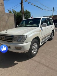 لاند كروز GXR  موديل 2006  لون ابيضّ صدفي رقم سليمانية سنوية باسمي سيا...