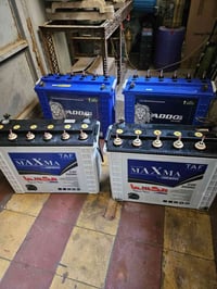 اسلام عليكم اربع بطاريات  للبيع سعر البطارية ١٠٠ الف  كولهن شغالات  وم...