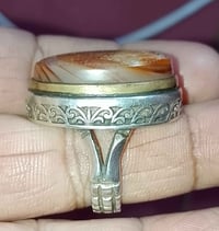 عقيق يماني • فضة 925 • حرز قديم