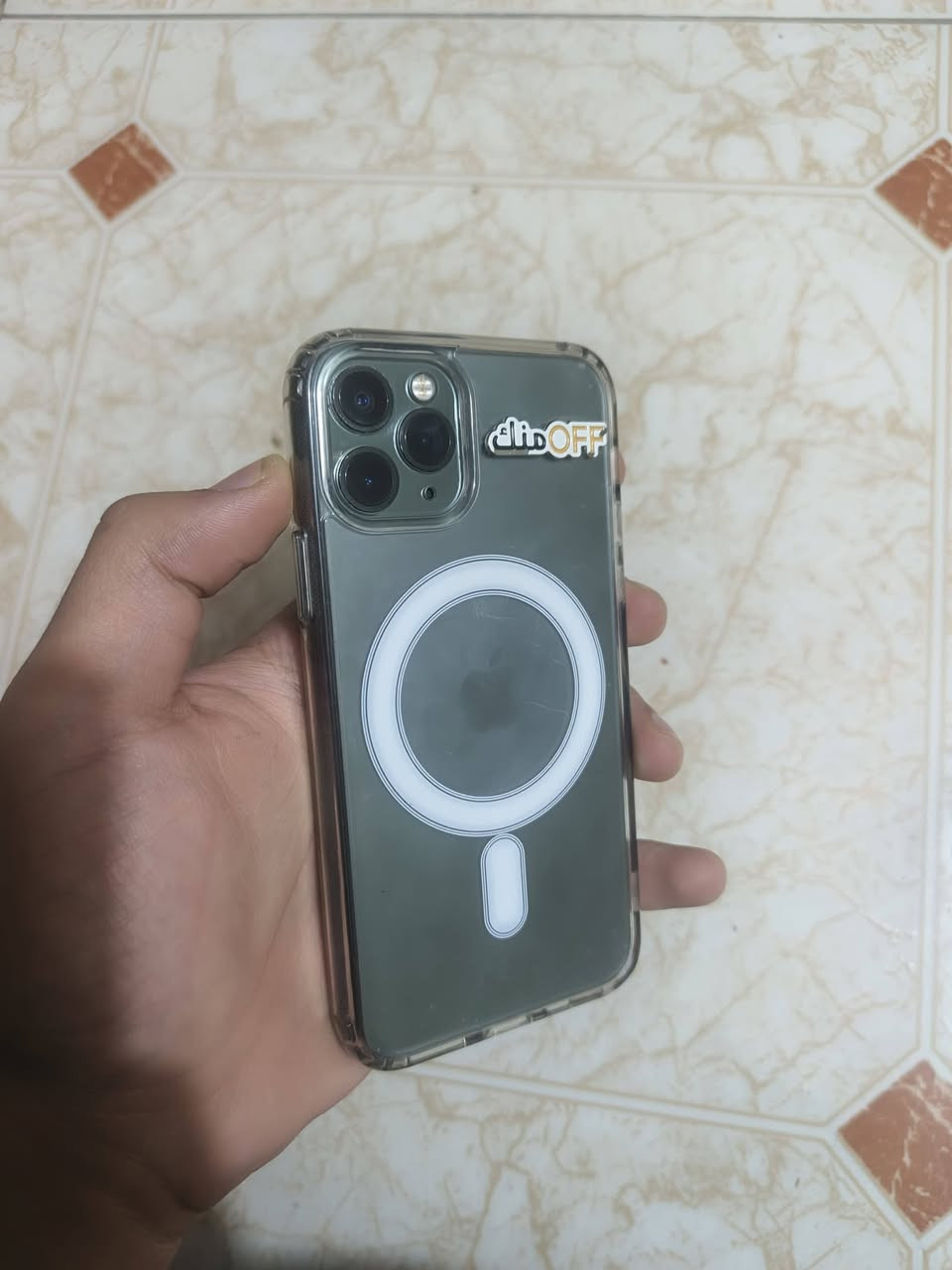 السلام عليكم اخوان
للبيع ايفون 11 برو 
شاشه مستبدله 
ذاكره 64
بطاريه 92 مستبدله 
تلفون فقط كاميرا اماميه بيها مشكله وتتصلح 
الباقي كله شغاال اي مشكله مابي انتصال هزاز كاميرات زلال 
 سعره 170 وبي مجال


**إذا كنت صاحب هذا الإعلان وتريد حذفه لأي سبب، رجاءا أرسل رسالة إلى الدعم الفني**