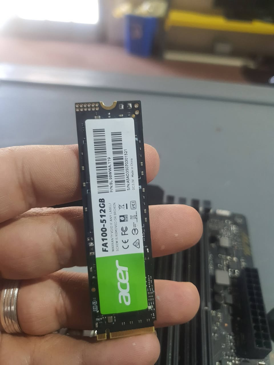 قطع للبيع شرط الفحص استخدام قليل
Nvme m.2 2t g4 ب٢١٠ الف 
Psu 850 w gold   ب٨٥ الف
M.2 512 acar    ب٦٥ الف
Cooler  360  ب٦٥٠ الف
مكاني كربلاء ومتوفر توصيل


**إذا كنت صاحب هذا الإعلان وتريد حذفه لأي سبب، رجاءا أرسل رسالة إلى الدعم الفني**
