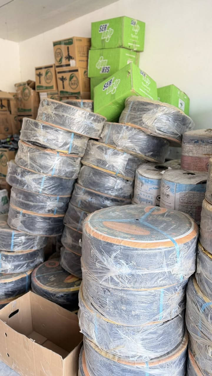 تم وصول كافه مستلزمات الري ب تنقيط #تيتيب إيراني + جي آر  تركي + صونده كتان 100 متر إيراني كافه موصلات + سدادات + حنفيات موصلات بأسعار مناسبه جمله مفرد يتوفر تجهيز كافه المحلات الزراعيه جمله مفرد لتواصل اكثر وتساب ***********____ ***********
