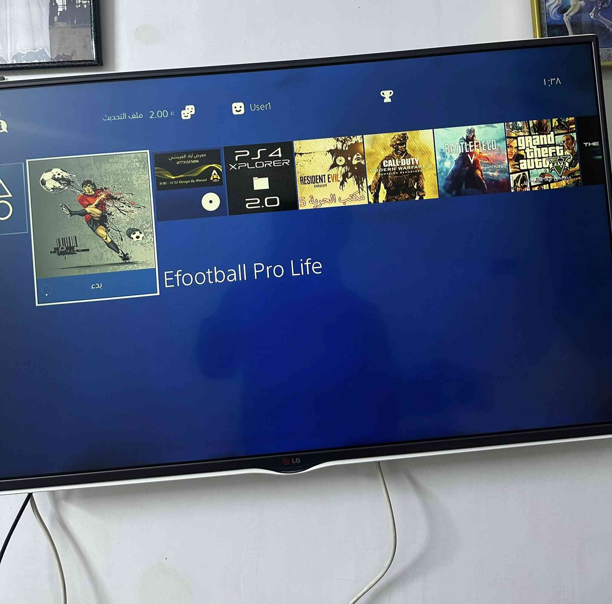 السلام عليكم بلي 4 سلم مهكر نظافة 100‎%‎ مستعمل فقط 3 ايام ويا وصل الشراء وضمان بي سنة  ويا غراض كاملة وكارتونة 
وجوستك الاصلي مالتة وبي العاب 12 لعبة كلهن قويات للبيع ب 280 الف وبي مجال بسيط مكاني مدينة الصدر


**إذا كنت صاحب هذا الإعلان وتريد حذفه لأي سبب، رجاءا أرسل رسالة إلى الدعم الفني**