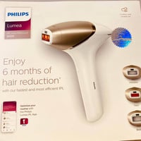 جهاز ليزر ازالة شعر فليبس اصلي بالباكيت و علامة التفاح الاخضر(اصلي) مع...