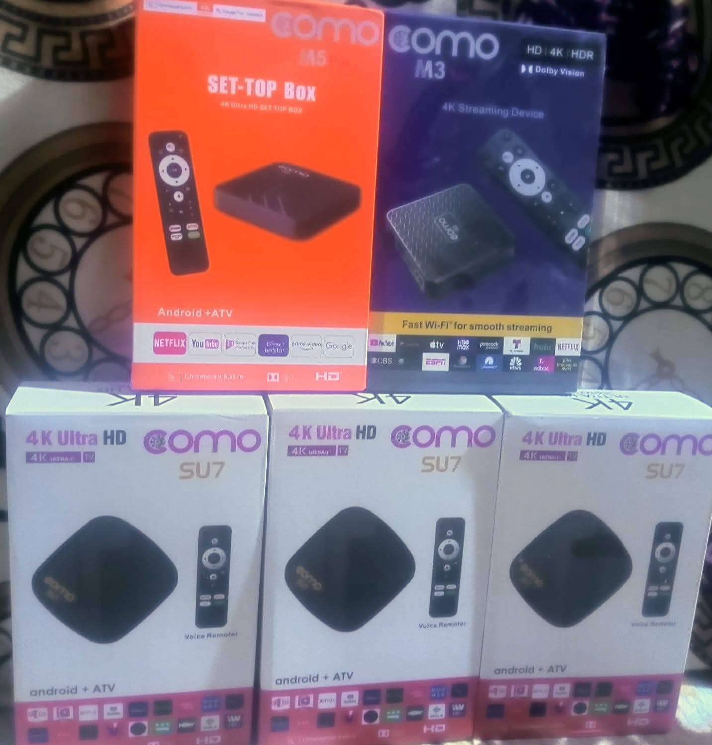 تيفي بوكس ...اندرويد ١٤
اخر اصدار  ..ذكره ١٦ _٢
يتوفر جمله و مفرد ...
يحتوي كافه البرامج...
يحتوي برنامج لتشغيل جميع قنوات العالميه الرياضيه والترفهيه  ومكتبه افلام والمسلسلات وقسم الأطفال..
للطلب والاستفسار.....الاتصال اوالمراسله....وتساب 
***********
